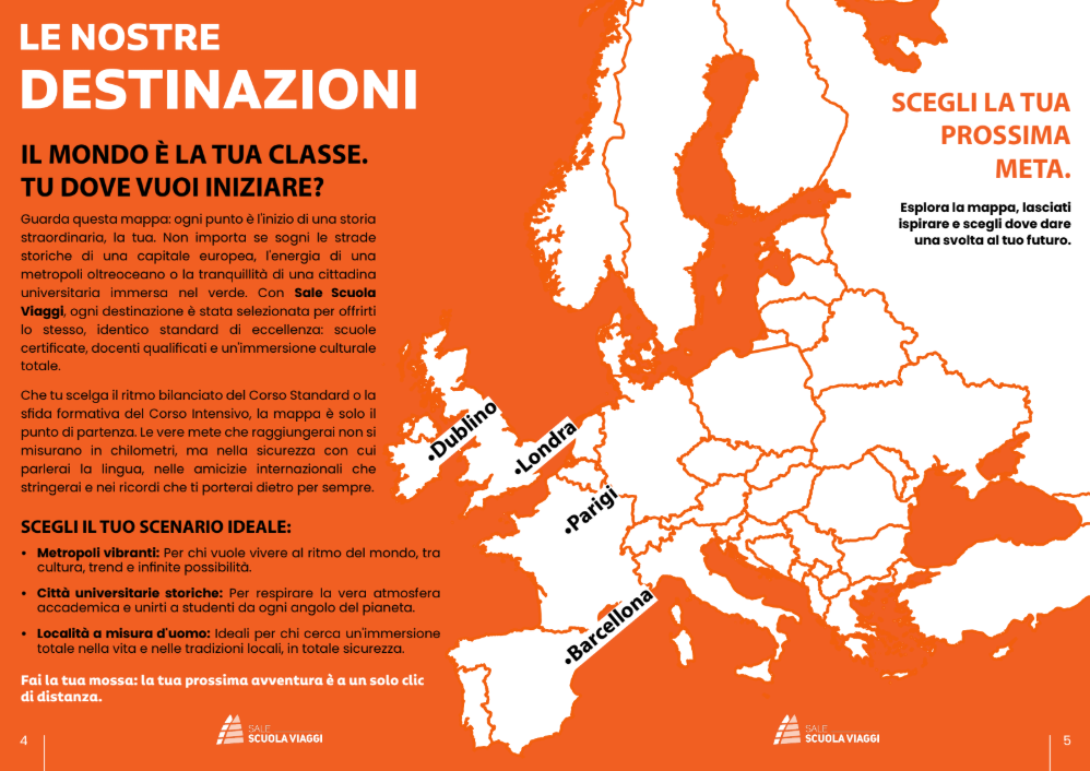 Catalogo Soggiorni Linguistici — copertina