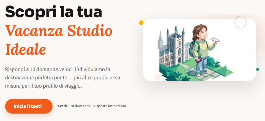 Vacanza Studio Ideale — landing page